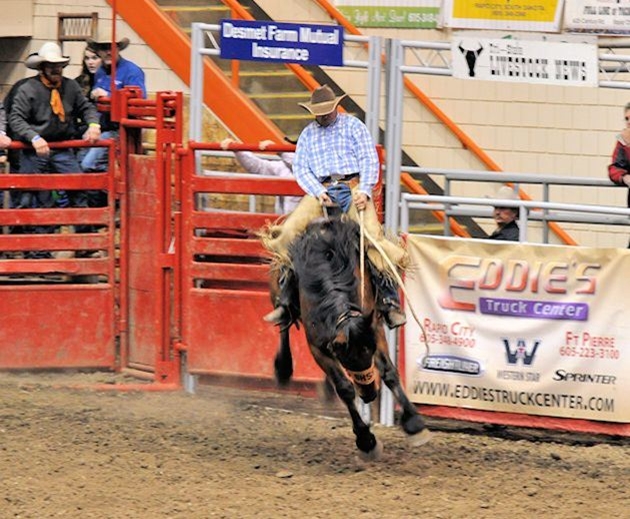 2012 Ranch Rodeo Bronc Match- Tim Vivion